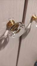 Furniture Hardware Wardrobe-Handle Drawer Pulls Cupboard Glass Knobs Cabinet-Door Diamond