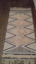 Marruecos de algodón tejida a mano impreso alfombras borlas tirar alfombra hecha a máquina lavable alfombra de baño alfombra Tapete de alfombra Para Sala