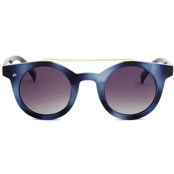

PRIVE REVAUX-round Glasses-Model The Reagan Polarized Blue / Black Mixed