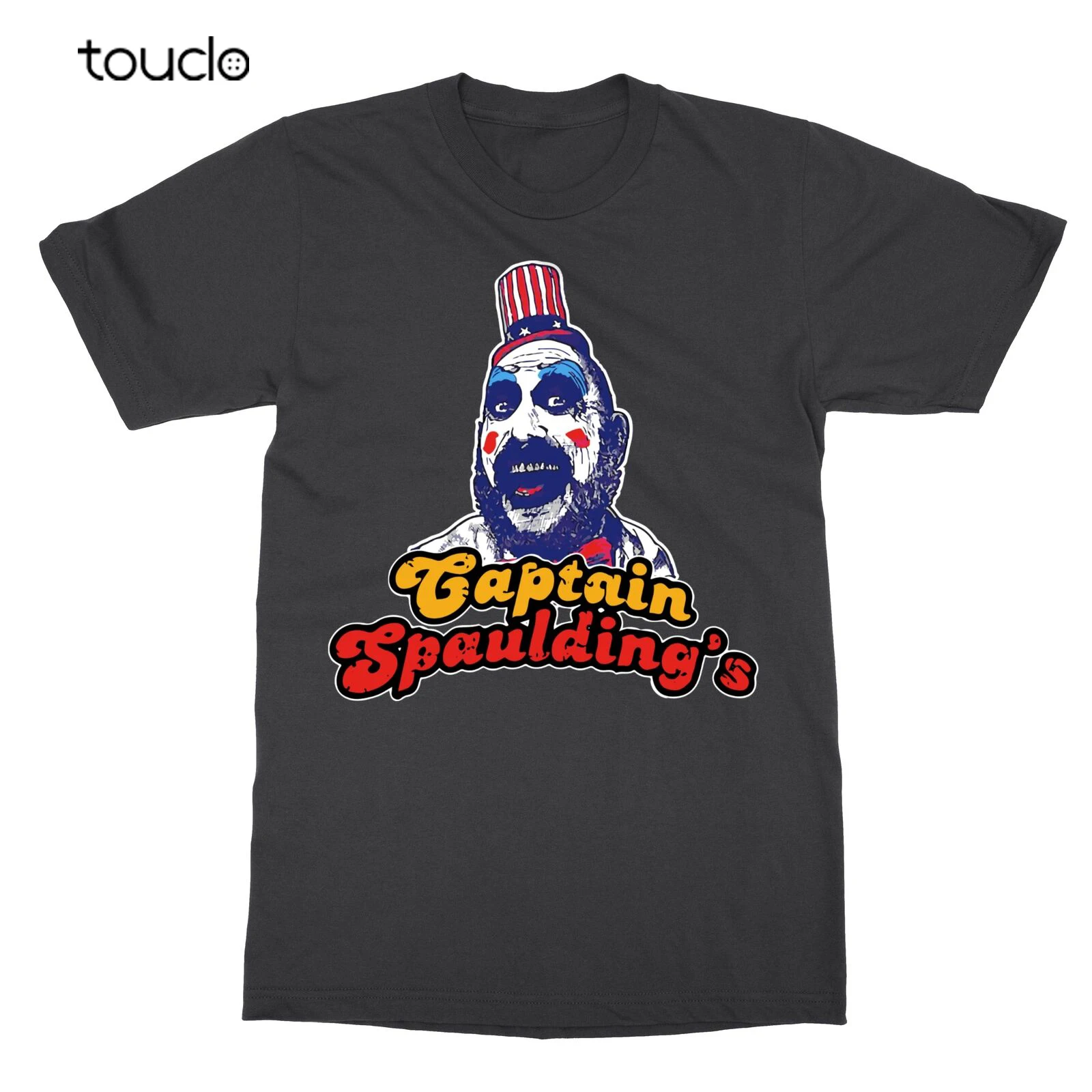 Мужская футболка Sid Haig Captain Spaulding Iconic Killer клоунов | одежда