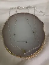 Nuevo Collar de Gargantilla De Luna pequeño y pequeño corazón multicapa para mujer, colgante de cadena corta de Color dorado, Collar, regalo de joyería