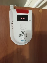KERUI-Detector de GAS GLP GD13, alarma, pantalla LED Digital inalámbrica, Detector de fugas de Gas Combustible naturales para sistema de alarma de casa
