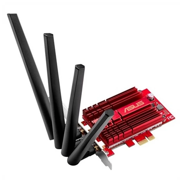 Сетевая карта Asus PCE AC88 2 4 ГГц + 5 черный|Сетевые карты| |