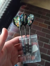 3 unids/set de dardos profesionales de punta de aguja de acero de tungsteno, 3 dardos para entretenimiento, V1M5