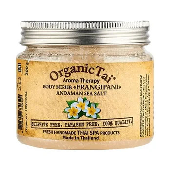 

Organic Tai Скраб для тела на основе соли Андаманского моря Франжипани Скрабы для тела