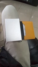Cartera inteligente de aluminio y Metal para hombre y mujer, porta tarjetas Rfid, Mini billetera de negocios, 2021