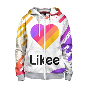 

Children's sweatshirt 3D with zipper likee (like video)