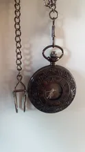 Números romanos negros de cuarzo reloj de bolsillo hombres mujeres negro Funda hueca Steampunk Vintage colgante, collar, mejores regalos para hombres y mujeres