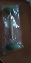 Rodillo masajeador Facial de piedra de Jade, masajeador Natural para cara, ojo, cuello, Guasha raspador, herramientas adelgazantes de belleza