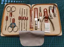 MR.GREEN-Juego de manicura 12 en 1, de acero inoxidable cortauñas, utilidad para cutículas, juego de herramientas para la manicura, cuidado de uñas