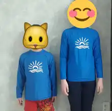 Swimwear Rashguard Sun-Shirts Beach-Wear Long-Sleeve Royal-Blue Upf 50 Girls Kids Boys