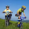 MOREOK Sponge Foam Pad Breathable Lycra Finger-less Kids Bike Gloves Cycling Gloves Children Balance Bicycle Gloves for 3-10 Age 5