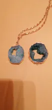 Colgantes de Druzys naturales azules para mujer, Charms, conector de piedra de cuarzo, colgante de lágrima dorada, regalo de joyería, collar de drusa DIY a granel