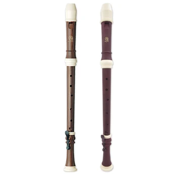 

AWR-TW (b) wood grain блокфлейта tenor, baroque system, Brown, 3 parts