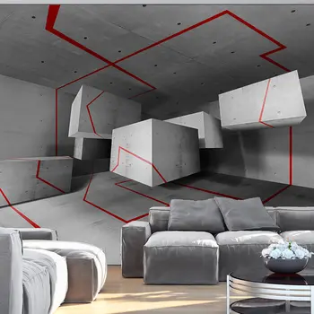 

Wall mural-Red trail - 100x70 cm