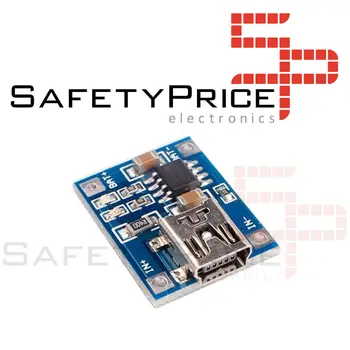 

TP4056 1A. Lipo 3.7V Battery Charger Module via MiniUSB