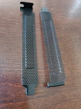 New 10Pcs/lot Black Hard Steel Dust Filter Blanking Plate PCI Slot Cover