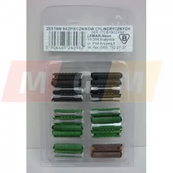 

Fuses cylindrical in double blister MTA
