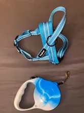 Arnés ajustable para perros medianos y grandes, chaleco reflectante de entrenamiento para caminar, sin tirones, para mascotas