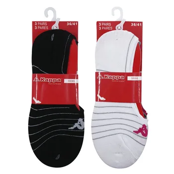 

[Kappa] Unseen Socks Sport Woman gray Stripe Size 36/41 [2 packs of 3 pairs]