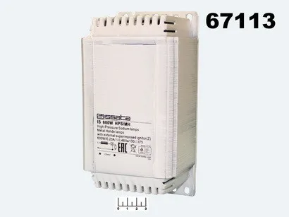 ДРОССЕЛЬ ДЛЯ МЕТАЛЛОГАЛОГЕННЫХ/НАТРИЕВЫХ ЛАМП 600W MH/HPS |