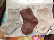3 pares de calcetines de bebé niña y niño pequeño, algodón, accesorios de ropa de invierno, Color puro, calcetines de bebé de algodón peinado para otoño 2020