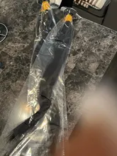 ALIANNA-extensiones de cabello humano para mujer, mechones de pelo largo y liso, brasileño, 32, 34, 36, 38 y 40 pulgadas, n. ° 1B, 30 pulgadas