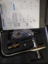 Grifos de cocina con filtro, mezclador montado en cubierta, rotación de 360 grados, con funciones de purificación de agua, mezclador, grúa para WF-0175 de cocina