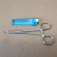 Alicates de pesca de acero inoxidable, herramientas de pesca, tijeras, Cortador de línea, removedor de anzuelos, aparejos, abrazaderas de Punta curvada