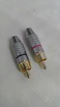 RCA Male Connector Audio-Cable-Plug Cctv-Camera Video Non-Solder-Plug-Adapter Solder-Free