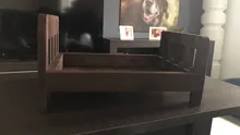 Accesorios de fondo para fotografía de recién nacido, cama desmontable de madera, accesorios para fotografía de bebé