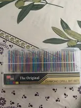 CHNRMJL-Kit de brocas rotativas de acero inoxidable, conjunto de 30 Uds./10 Uds. De alta calidad con diseño de arcoíris para manicura y Arte para uñas
