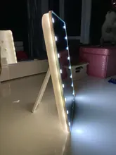 Makeup-Mirror Stand Battery-Operated with 8/16 Leds Cosmetic Touch Dimmer Espejo 