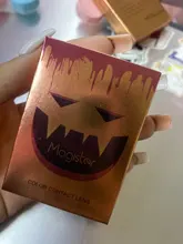 2 unids/par-lentillas de colores para ojos, lentillas de contacto para ojos de colores azul, marrón, coloridas, de belleza para ojo