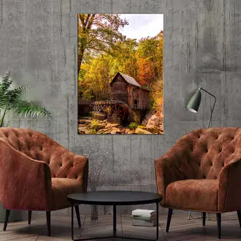 

Leaf Pattern Canvas Table