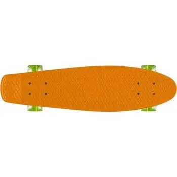 

PROHIBITION Skateboard 28 Retro Plastic W/L0000-luminous Wheels-Orange