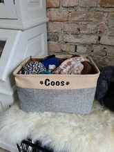 Personalized Dog Toy Basket No Smell Storage Box Free Print Name Storage Baskets For