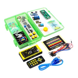 Keyestudio – Kit de démarrage de base V2.0, kit Arduino pour Arduino Mega Board, bricolage électronique avec boîte cadeau + PDF (en ligne) 
