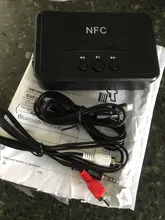 NFC 5,0 receptor Bluetooth A2DP AUX RCA de 3,5mm Jack USB inteligente de reproducción de Audio estéreo adaptador inalámbrico para coche Kit de altavoz