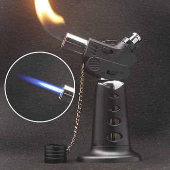 

High Quality Gas Lighter Multifunction Windproof Bbq Candle Kitchen Lighter Mini Butane Jet Torch Cigar Pipe Lighters Outdoor
