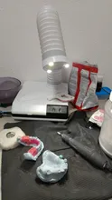 Extractor de polvo de 60W, aspiradora Dental, equipo de laboratorio, máquina de succión de polvo para pulido