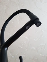 Kitchen Faucet FILTERED Pull-Down Brass PURE-WATER-FILTER Black Tap Spout Cold-Mixer