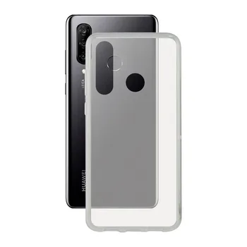 

Mobile cover Huawei P30 Lite KSIX Flex TPU Transparent