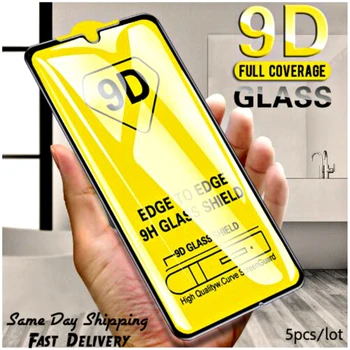 

5PCS/lot Luxury 9D Tempered Glass For iPhone 11 PRO MAX Screen Protector XS max XR X 6S 6 7 8 plus Film 9D 9H Screen Protector