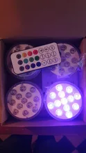 Submersible-Light Pond Underwater RGB with Magnet-And-Suction-Cup for 13-Led