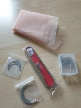 Alileader venta al por mayor de aguja para el cabello tapa tejer pelucas agujas para la extensión del pelo 12 unids/pack 6Cm/9Cm C-tipo de utensilios con agujas