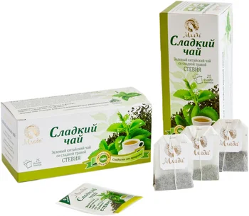 

Mlada tea "sweet tea", green, with stevia, 25 bags