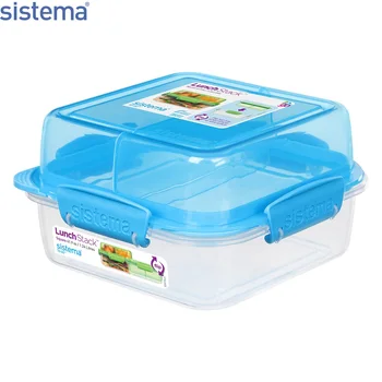 

Контейнер-трансформер Sistema "TO-GO" 1,24л, синий, 21610