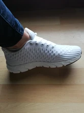 Deporte Zapatos de las mujeres de malla respirable para caminar mujeres zapatillas de deporte blanco cómodo zapatillas casuales a la moda Chaussure Femme