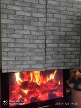 Brick Wallpaper Stickers Wall-Films Self-Adhesive Bedroom Living-Room Home-Decor PVC